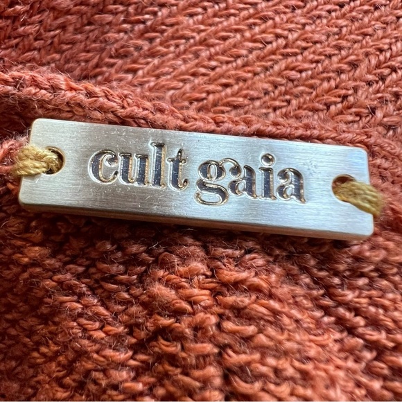 Cult Gaia Remi Knit Tie Waist Halter Maxi Dress 26130 - Picture 11 of 12